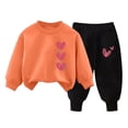 thumbnail image 4 of JUMEYU Boys Fall Outfits Little Boy Outfits Long Sleeve Shirt Trousers Cute Fall Clothes 5T 6T (D,5-6 Years), 4 of 4