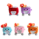 thumbnail image 1 of Lindo Crochet Contenedor Basura Fuego Apoyo Emocional Regalos Divertidos () Rojo, 1 of 9