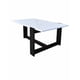 thumbnail image 2 of Mesa de Centro rectangular Hogare con cubierta tipo Marmol Diseño elegante y moderno, 2 of 7
