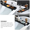 thumbnail image 3 of OULII 1Pcs Bath Tub Storage Organizer Plastic Tray With Anti Slip For Adults, 3 of 8