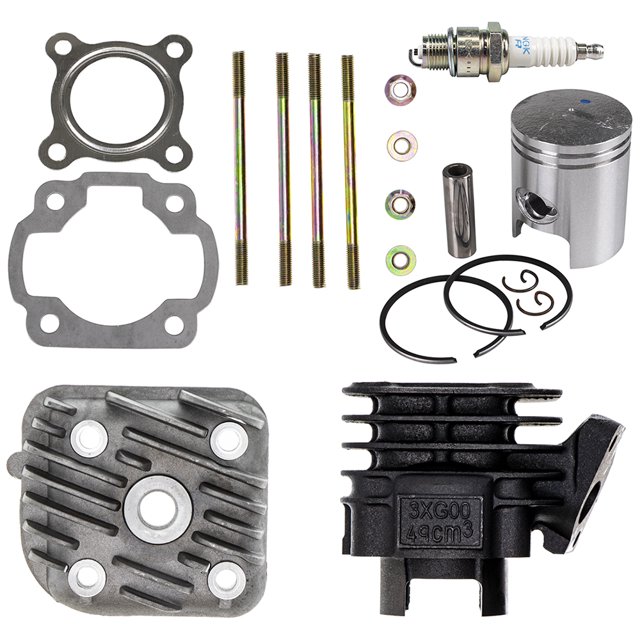 Niche 50cc Engine Piston Cylinder Head Kit for Scrambler 50 0450001 MK1000927