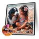 thumbnail image 5 of Pintura de diamante 5D DIY taladro redondo completo chica de playa decoración del hogar arte artesanal 30x30cm, 5 of 9
