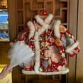 thumbnail image 2 of XXWXYD Girls Chinese New Year Tang 𝖢ostume Dress, Traditional Quilted Cheongsam, Ethnic Style Ancient Chinese Clothing, Birthday Festival Gift Outfit for Kids Toddler, 2 of 3