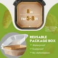 thumbnail image 3 of Air Fryer Parchment Paper Liners, 360pcs Air Fryer Liners Disposable, 8 Inch Oil Proof Square Airfryer Paper Liners for 5-8 QT, Baking, Roasting, Microwave, 3 of 9