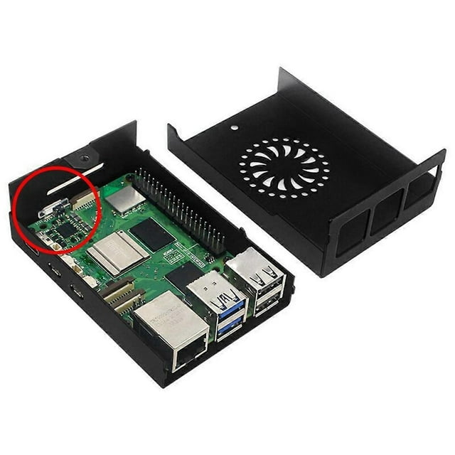 For 5B Aluminum Case Protective Box Compatible Motherboard Multi-Function Cooler