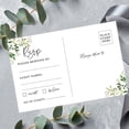 thumbnail image 2 of Koyal Wholesale 56-Pk RSVP Postcards for Wedding Greenery Foliage Cardstock Response Reply Cards, "4 x 6", 2 of 5