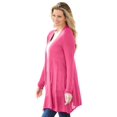 thumbnail image 3 of Woman Within Plus Size Lightweight Open Front Cardigan Sweater, 3 of 5