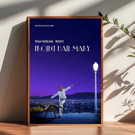 Project Hail Mary La La Land Inspired Poster, Unframed Paper Poster 8x10in