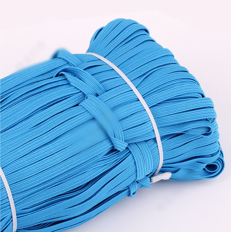 Elastic Cord White Elastic Strap 1/4