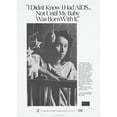 thumbnail image 2 of Centers for Disease Control and Prevention 11x14 Black Ornate Wood Framed Double Matted Museum Art Print Titled: I Didn't Know I Had Aids Not Until My Baby was Born with it (1993), 2 of 5