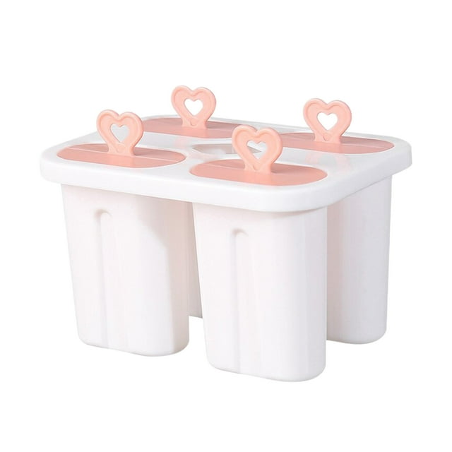 Btomtd Food Grade Molds Ice Cream Molds Is Suitable For Home Made Ice Cream Cheese Sticks, White