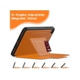 thumbnail image 2 of Magnetic Case for Samsung Galaxy Tab A 8.4 2020 Tablet Model SM-T307 / SM-T307U, Multi-Angle Viewing Smart Protective Stand Cover with Card Slot, Auto Wake/Sleep Brown, 2 of 7