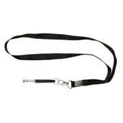 Dog Whistle Stop Barking Silent Ultrasonic Sound Repeller Train With Strap (Black)