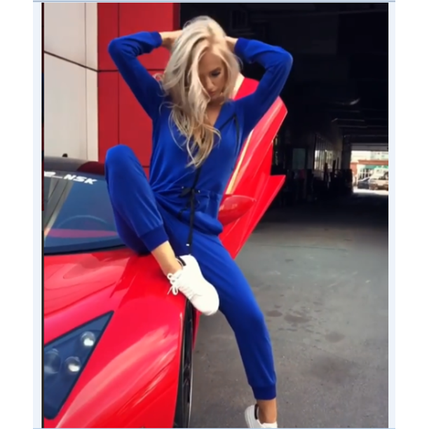 Biayxms Women S Hooded Jumpsuit Long Sleeve Drawstring Zip Solid Color One Piece Romper Walmart Com Walmart Com