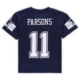 thumbnail image 3 of Preschool Micah Parsons Navy Dallas Cowboys Replica Player Jersey, 3 of 3