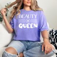 thumbnail image 2 of Beauty Queen Stylish Graphic Design, Violet Comfort Colors T-Shirt, XL, 2 of 3