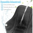 thumbnail image 4 of 7 in 1 Reusable Menstrual Pads with Wings, 10 x 7 inch Breathable Mesh Surface Cloth Sanitary Pads for Heavy Flow with Wet Bag, Washable Overnight Cloth Panty Liners for Women - L, 4 of 7