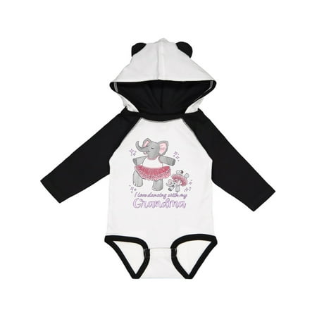 

Inktastic I Love Dancing with My Grandma Gift Baby Boy or Baby Girl Long Sleeve Bodysuit