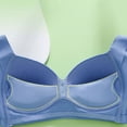 thumbnail image 6 of Bras for Women,Lightweight Wireless Lift And Side Support Bra No Show Plus Size Comfort Undergarment,Sports Bras for Women,Blue,40/90C, 6 of 9