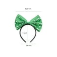 thumbnail image 5 of Wovilon Home Decor St Patricks Day Decorations St. Patrick'S Day Party Accessories Set Tu-Tu Skirt, Beaded Necklace, Green Sleeves(Adult), 5 of 8