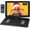 Black, variant on 17.5" Portable DVD Player with 15.6" Large Screen, 6 Hours Rechargeable , Support USB/SD Card/Sync TV, Multiple Disc Formats, DVD Player Portable with Charger,