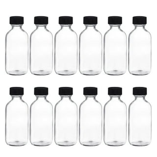 Glass Jar Containers 5ml 10ml Small Transparent Glass Liquid Bottles with  Leakproof Stopper Empty Jars Jewelry Packaging 12pcs