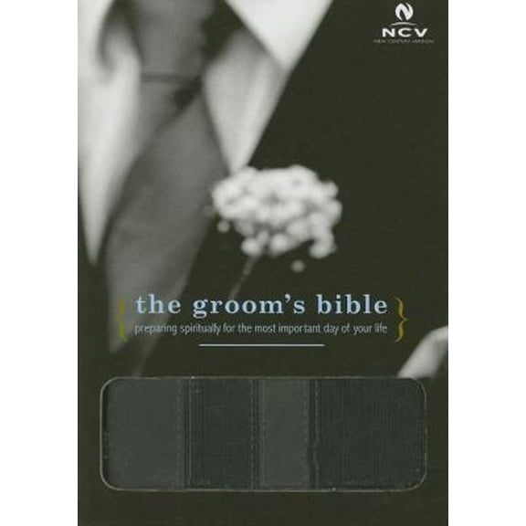 Pre-Owned The Groom's Bible (NCV, 8494, Black LeatherSoft, Gilded-Silver Page Edges)