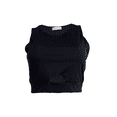 thumbnail image 1 of Blusa con corte Montana J&B Negra, 1 of 4