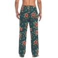 thumbnail image 4 of FORMRS Mens Pajama Pants with Pockets Soft Cotton Sleepwear Lounge Bottoms, Sizes S-2XL, Floral Christmas, 4 of 7