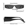 thumbnail image 5 of Rectangular sunglasses for women, slim classic rectangular, 5 of 5