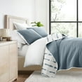 thumbnail image 3 of Ultra Soft Lightweight Quilt Sets in Shibori Navy for Full/Queen Bedding by Comfort Canopy, 3 of 16