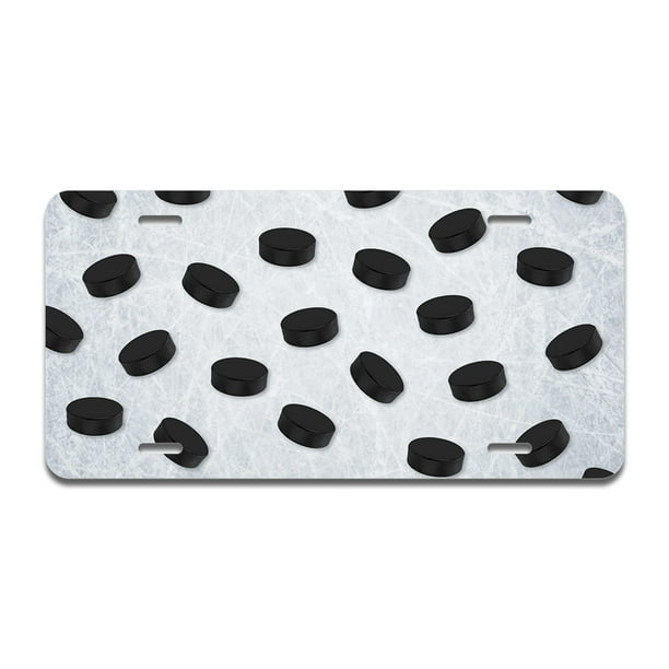 Hockey Aluminum License Plate License Plate 12" X 6"