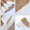 thumbnail image 4 of AUNVITO Linen Braid Patchwork Decorative Table Runner 12 x 108 Inch Farmhouse Tablecloth for Dining Table Kitchen Counter Holiday Party Decor, 4 of 6