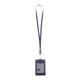 thumbnail image 1 of Porta Tarjeta de Identificación Jinwen Piel Auténtica Cordón Alta Resistencia Estilo Vertical 11 Azul Real, 1 of 8