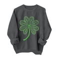 thumbnail image 3 of TaTaai Women Casual No Hood St Patrick's Day Printed Sweatshirt Crew Neck Long Sleeve Top Ladies Daily Commute Festival Wear Soft Warm Comfortable Stylish Pullover Top Gift, 3 of 6