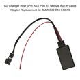 thumbnail image 4 of TFixolCD Changer Rear 3Pin AUX Port BT Module Aux-in Cable Adapter Replacement for BMW E39 E46 E53 X5, 4 of 7