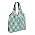 thumbnail image 2 of General Bunny Pattern Colorful Animals Canvas Shoulder Bag, 2 of 7