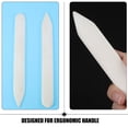 thumbnail image 2 of 5pcs Bone Folder Tool Plastic Bone Folder Paper Creaser for Paper Crafts Bookbinding, 2 of 6