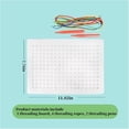 thumbnail image 4 of Thread Board for Kids, Sensory Thread Board, Threading Board for Kids, Stitch Board for Kids Thread, DIY Children's String Weaving Drawing Board,String Art Kit with Colored Ropes (1), 4 of 8