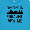 thumbnail image 4 of Inktastic Portland Oregon Someone Loves Me Skyline Boys or Girls Baby T-Shirt, 4 of 5
