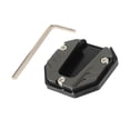 thumbnail image 3 of 6x Extensor de Caballete Lateral, Extensión de Placa de Pie, Accesorio de Posavasos Antideslizante, Soporte de Almohadilla de Soporte para Suelo de 6 piezas, 3 of 8