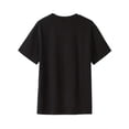thumbnail image 2 of Camiseta de manga corta con estampado de líneas minimalistas, informal, cómoda y versátil, ideal para el día a día de primavera/verano. Para adultos, hombres, mujeres, adolescentes y jóvenes., 2 of 7