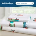 thumbnail image 6 of Wildkin Kids 100% Cotton Fitted Crib Sheet for Boys and Girls (Transportation Blue), 6 of 9