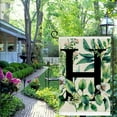 thumbnail image 4 of Letter H Floral Garden Flag Double Sided For Outside Small Burlap Family Last Name Initial Outdoor Yard Flag, 4 of 6