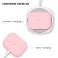 thumbnail image 4 of rose-mocarheri Coque En Silicone Compatible Avec Airpods Pro 2, Housse Protecteur Pour Airpods Pro 2 (2022), ultrafino, Tui De Protection Souple, 4 of 5