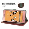 thumbnail image 3 of Mobile Phone Cover for Samsung J2-Prime, Cover Premium Pu Leather Tpu Flip Cover Magnetic Closure Card Compartment Stand Function Wallet with Lanyard Protective Cover, 3 of 7