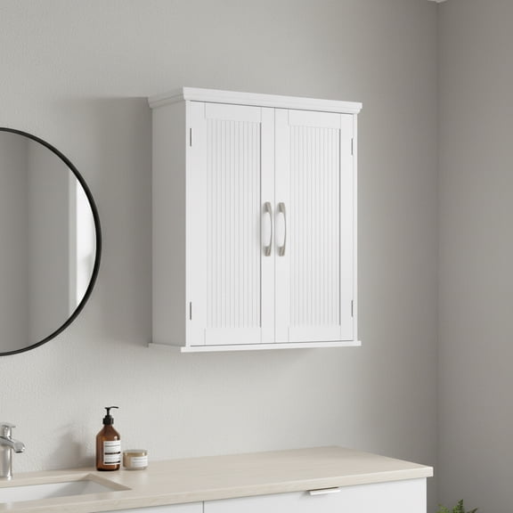 Teamson Home Newport Contemporary Wooden Removable Cabinet, White