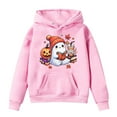 thumbnail image 5 of KPOPLK Baby Hoodie for Boy Girl, Full Zip-up Lightweight Thin Jackets Coat Sweatshirts 0-57 Months(7-8 Years,Pink), 5 of 5