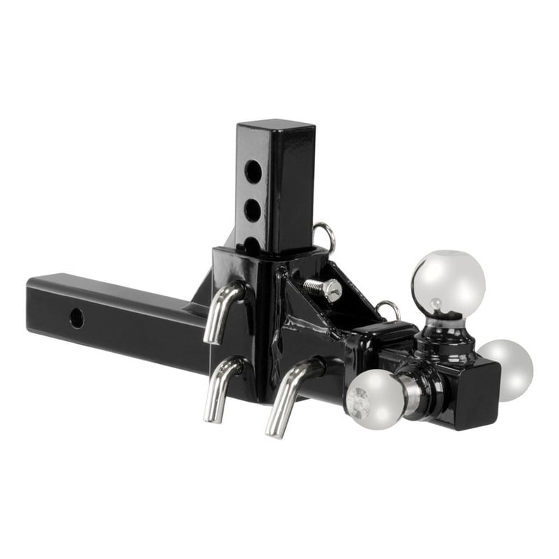 Adjustable Swivel Tri Ball Hitch Mount Tow Trailer Truck 3 Three Pull