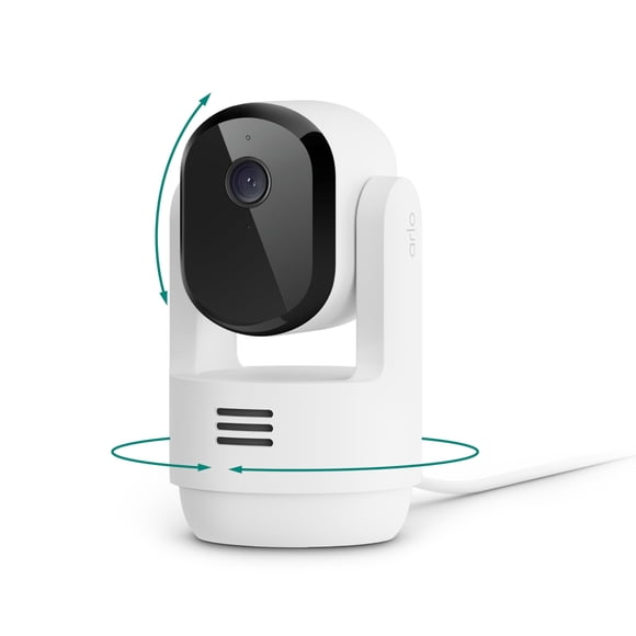 Cámara de seguridad interior Arlo Essential Pan Tilt 2K con cable